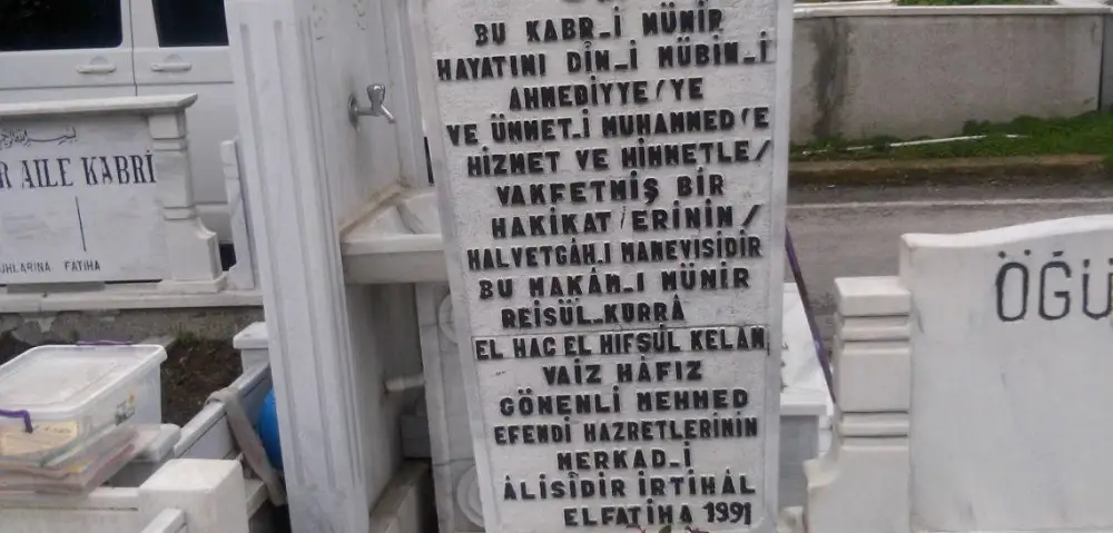 Gönenli Mehmed Efendi Hz.