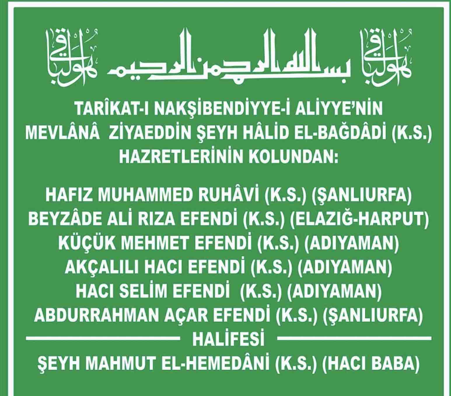 Şeyh Mahmut El Hamedani – Hacı Baba